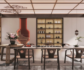 New Chinese Style Tea House-ID:191578956