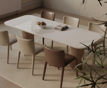 Modern Dining Table And Chairs-ID:668541911