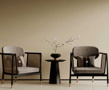 New Chinese Style Lounge Chair-ID:786573897