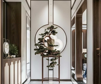 New Chinese Style Hallway-ID:512324091