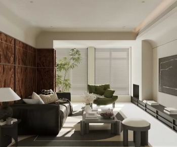 Modern A Living Room-ID:988659932