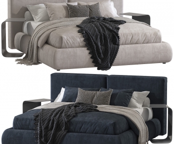 Modern Double Bed-ID:354101906