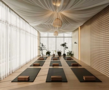 New Chinese Style Yoga Room-ID:971940992