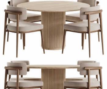 Modern Dining Table And Chairs-ID:953555112