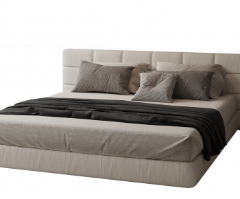 Modern Double Bed-ID:843323954