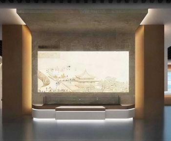 New Chinese Style Exhibition Hall-ID:136492977