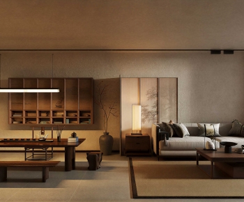 New Chinese Style Tea House-ID:504209049