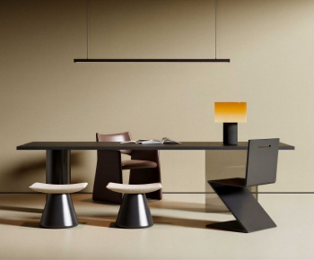 Modern Computer Desk And Chair-ID:657706022