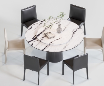 Modern Dining Table And Chairs-ID:889365919