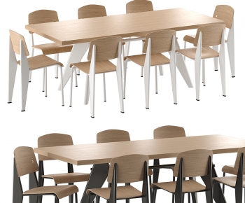 Modern Dining Table And Chairs-ID:642153989