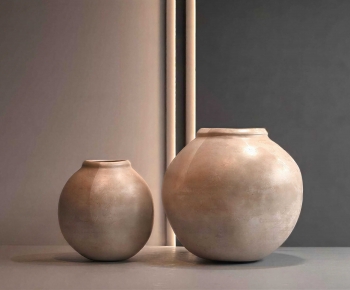 Wabi-sabi Style Clay Pot-ID:498476031