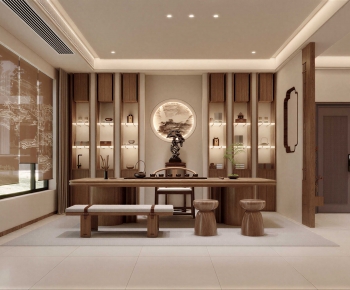 New Chinese Style Tea House-ID:607359482