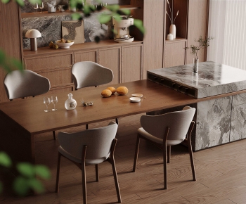 Modern Dining Table And Chairs-ID:602334023