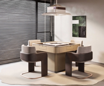 Modern Mahjong Tables And Chairs-ID:666377079