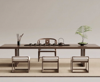 New Chinese Style Tea Tables And Chairs-ID:745256909