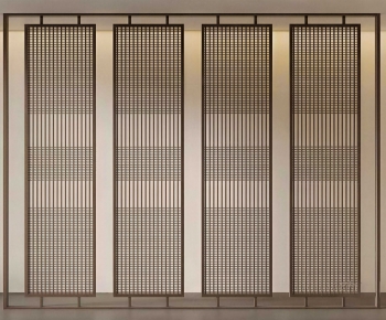 New Chinese Style Wooden Screen Partition-ID:521207091