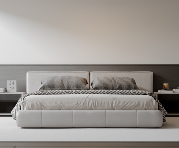 Modern Double Bed-ID:124617105