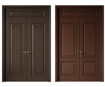 Simple European Style Double Door-ID:161031018