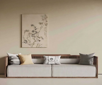 New Chinese Style A Sofa For Two-ID:686801911