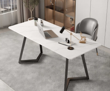 Modern Office Desk And Chair-ID:276611093