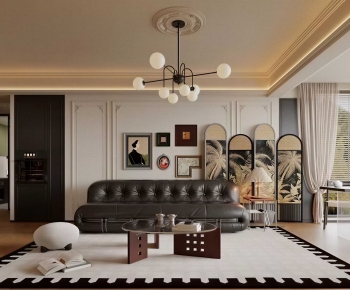 Modern A Living Room-ID:646426922