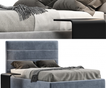 Modern Double Bed-ID:405927909