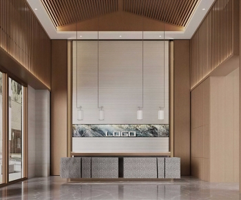 New Chinese Style Lobby Hall-ID:682874928