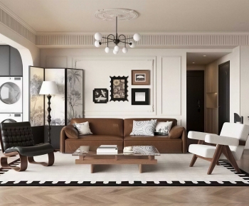 French Style A Living Room-ID:428292996
