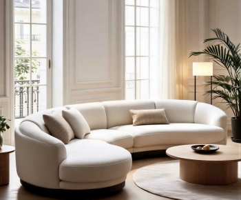 Modern Curved Sofa-ID:855398896