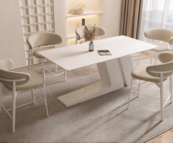 Modern Dining Table And Chairs-ID:348979001