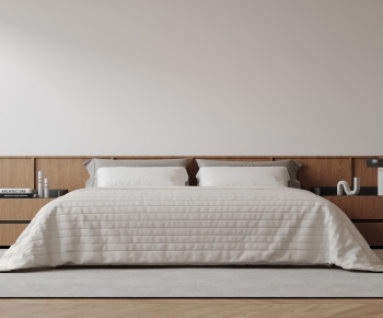 Modern Double Bed-ID:480990896