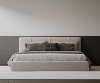 Modern Double Bed-ID:734741935