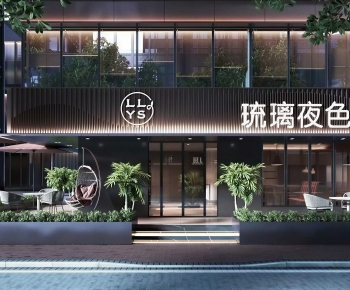 Modern Facade Element-ID:503160003