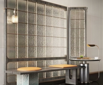 Modern Glass Screen Partition-ID:260843049