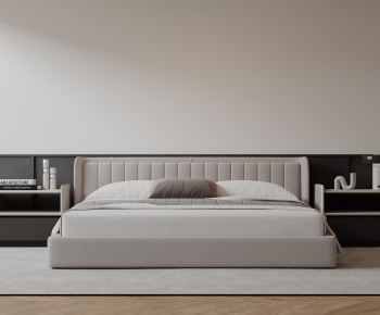 Modern Double Bed-ID:974793913