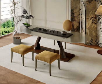 New Chinese Style Tea Tables And Chairs-ID:731076009