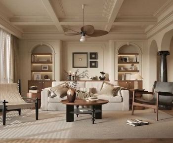 Modern A Living Room-ID:437072047