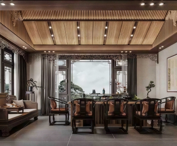 New Chinese Style Tea House-ID:986252074