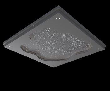 Modern Suspended Ceiling-ID:731437929