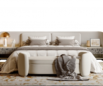 Modern Double Bed-ID:441725972