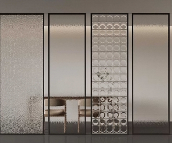 Modern Glass Screen Partition-ID:968585013