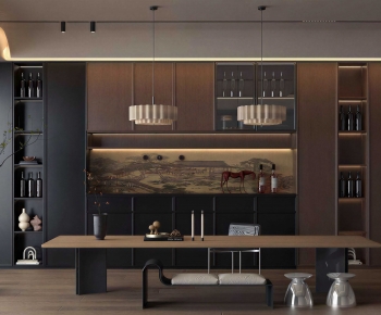 New Chinese Style Dining Room-ID:889760026