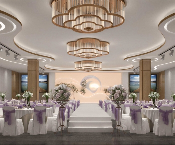 Modern Banquet Hall-ID:736418965