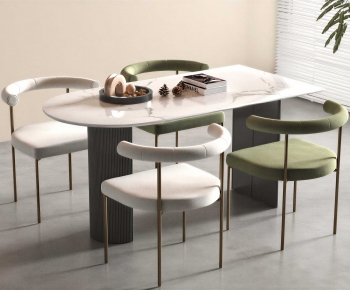 Modern Dining Table And Chairs-ID:948935039