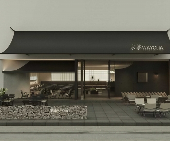 New Chinese Style Facade Element-ID:692168008