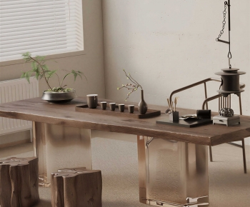 New Chinese Style Tea Tables And Chairs-ID:726438054