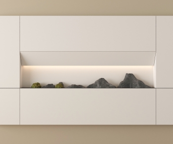 New Chinese Style TV Wall-ID:167202003