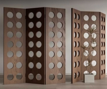 Modern Wooden Screen Partition-ID:907299046