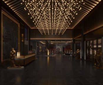 New Chinese Style Lobby Hall-ID:826474918