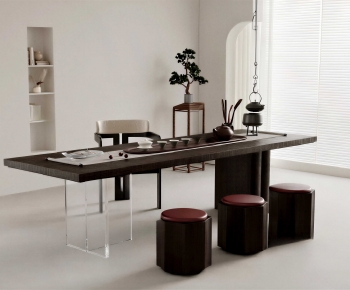 New Chinese Style Tea Tables And Chairs-ID:683134084